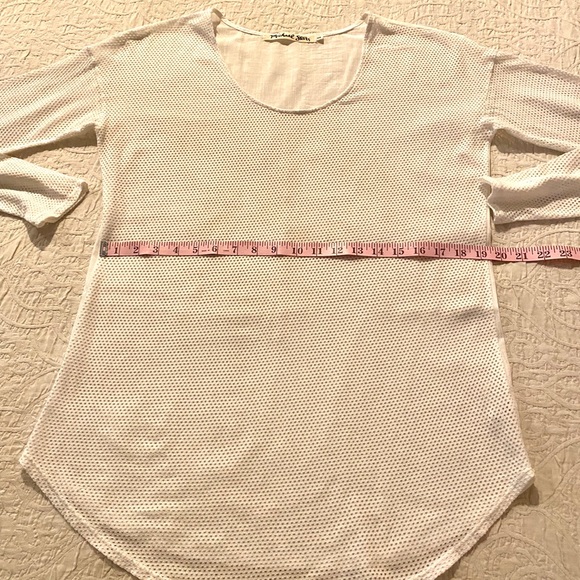 Michael Stars Linen & Mesh Tunic - Picture 10 of 14